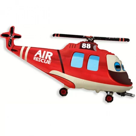 Шар фольгированный Вертолет спасателей